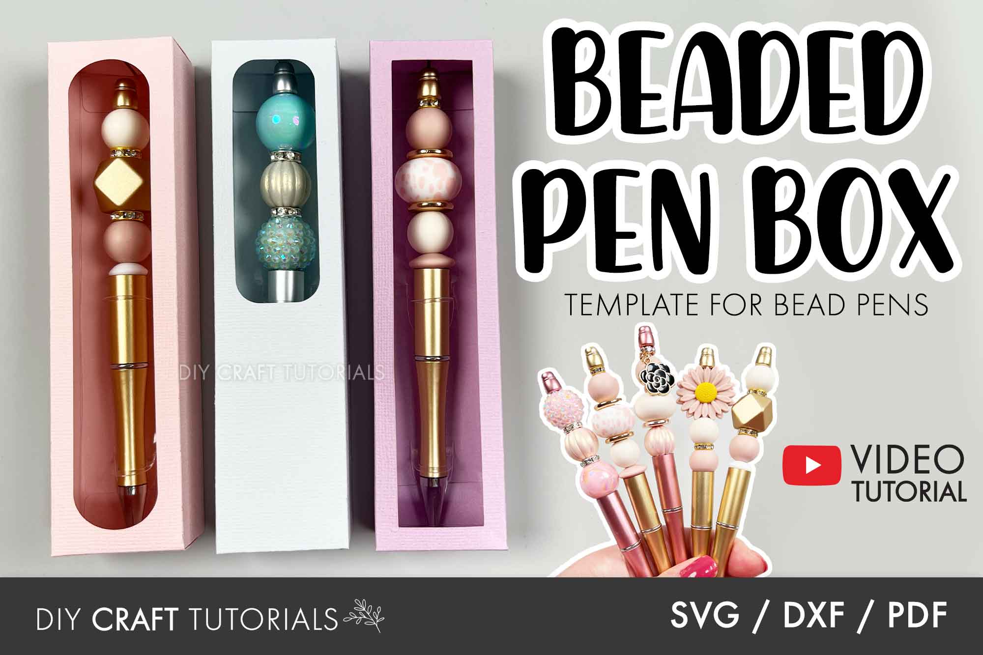 Beaded Pen Display Box Template – DIY Craft Tutorials